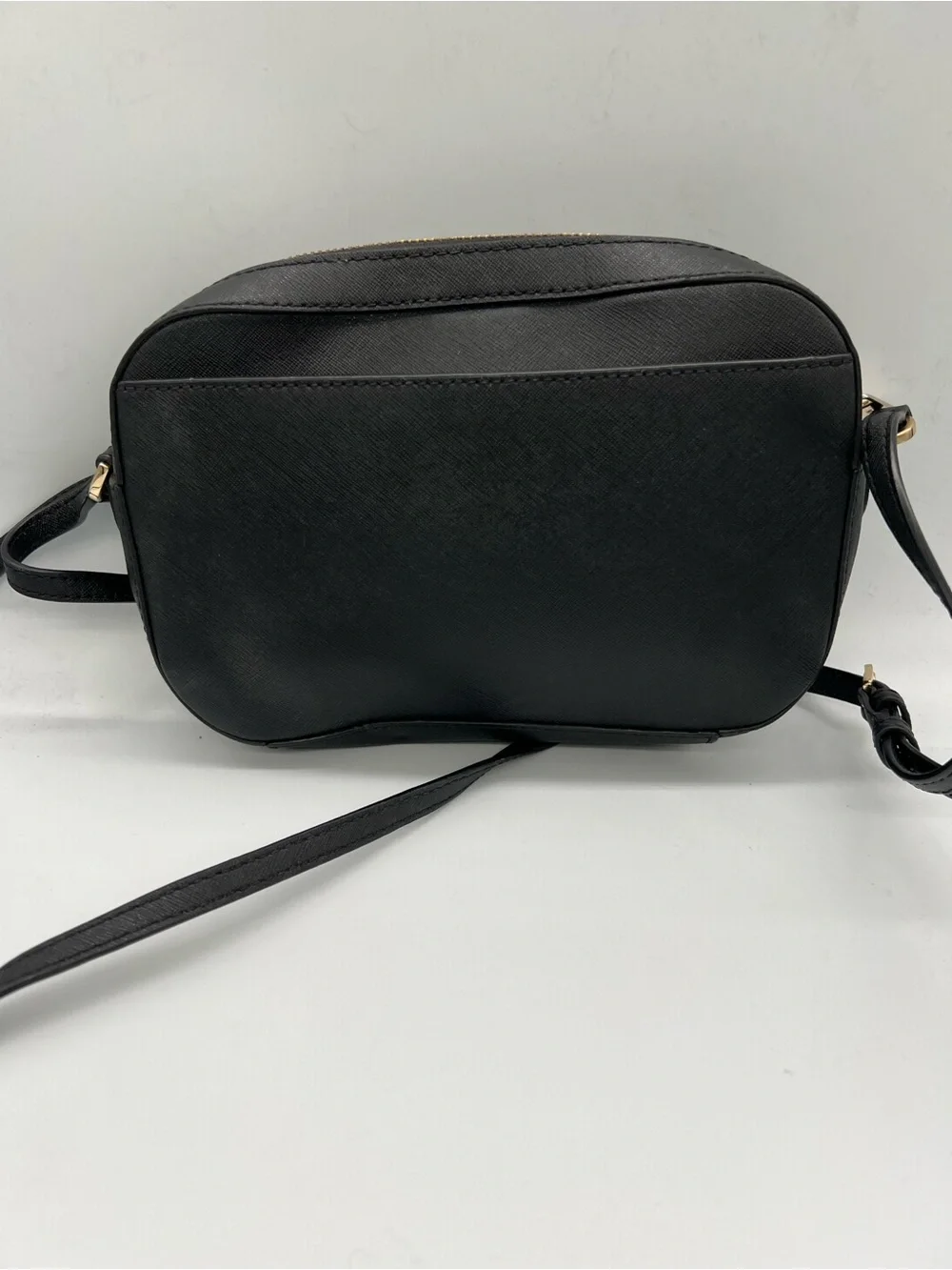 Michael Kors Black leather Crossbody with Gold Hardware